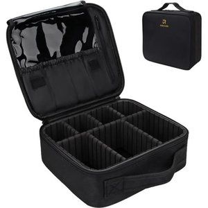 Travel Makeup Train Case Makeup Cosmetic Case Organizer Portable Artist Storage